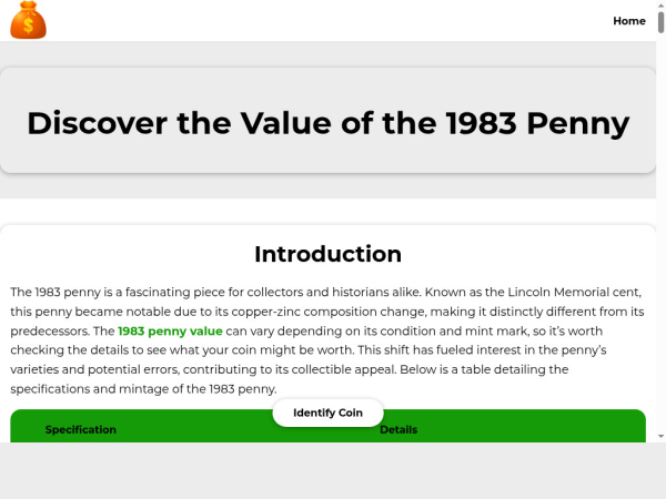 1983pennyvalue.com