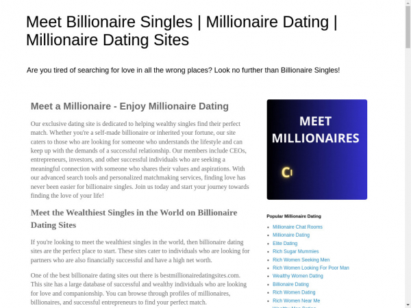 bestmillionairedatingsites.com