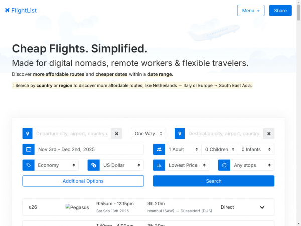 flightlist.io