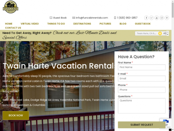 funcabinrentals.com