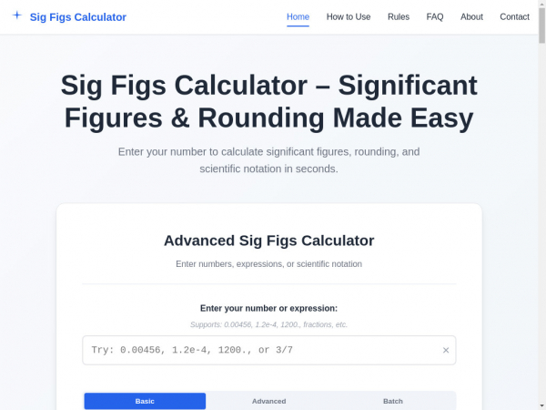 sigfigscalc.com