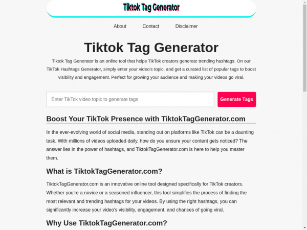 tiktoktaggenerator.com