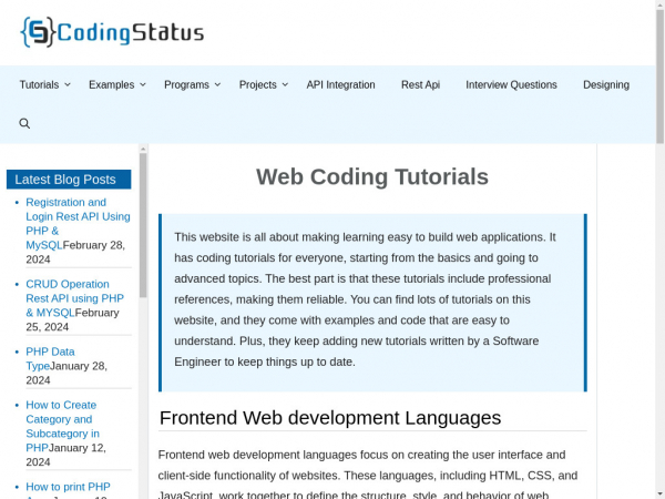 codingstatus.com