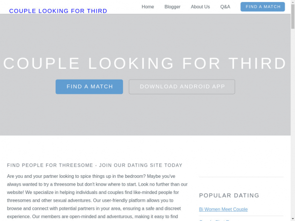 couplelookingforthird.com