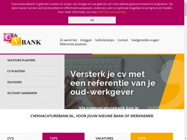 cvenvacaturebank.nl