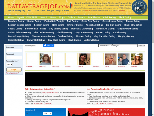 dateaveragejoe.com