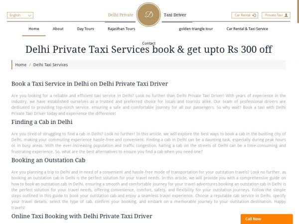 delhiprivatetaxidriver.com