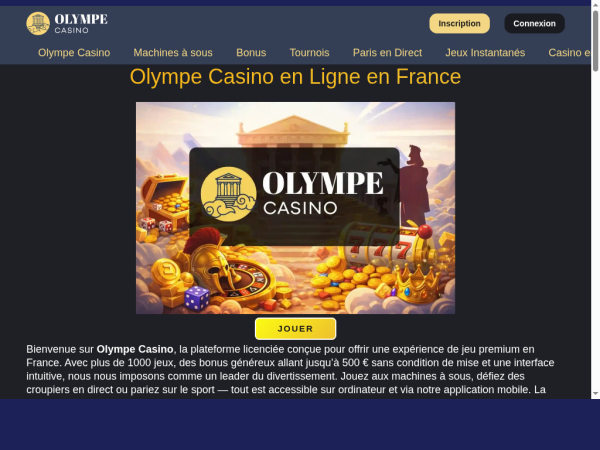 olympecasino.livesteaming.com