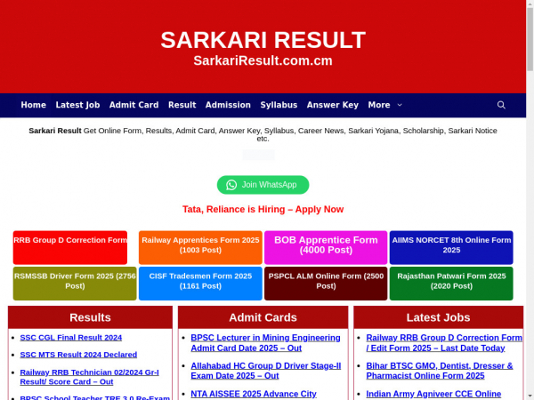 sarkariresult.com.cm