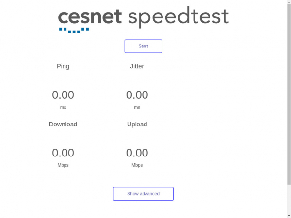 speedtest.cesnet.cz